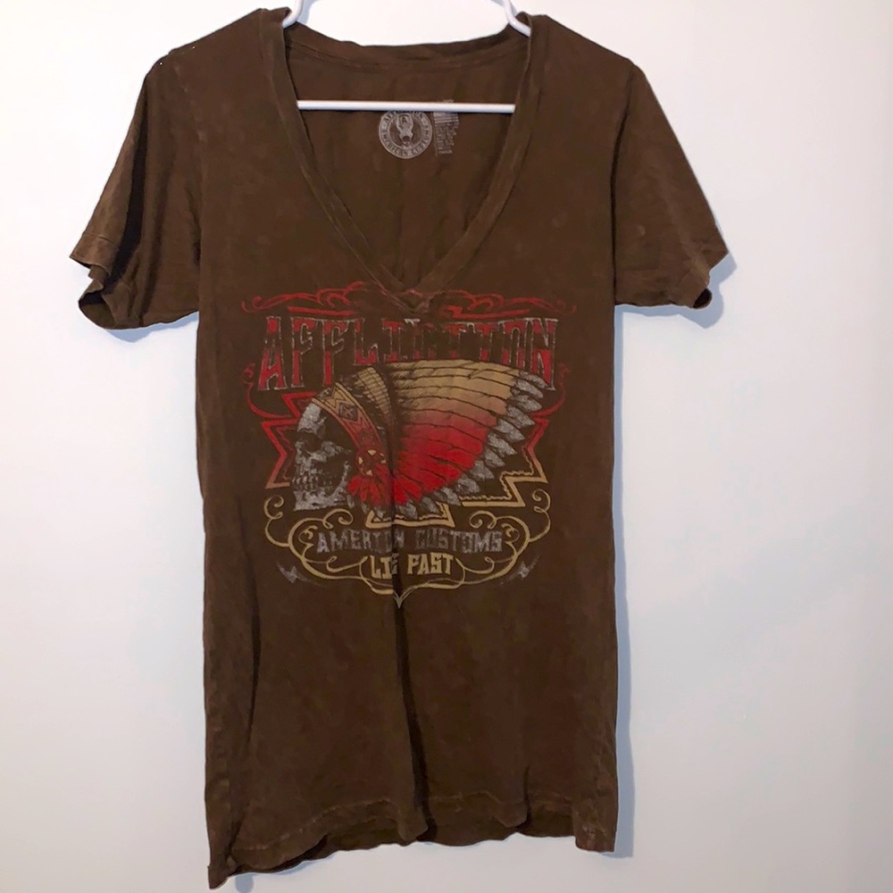 Affliction tee shirt